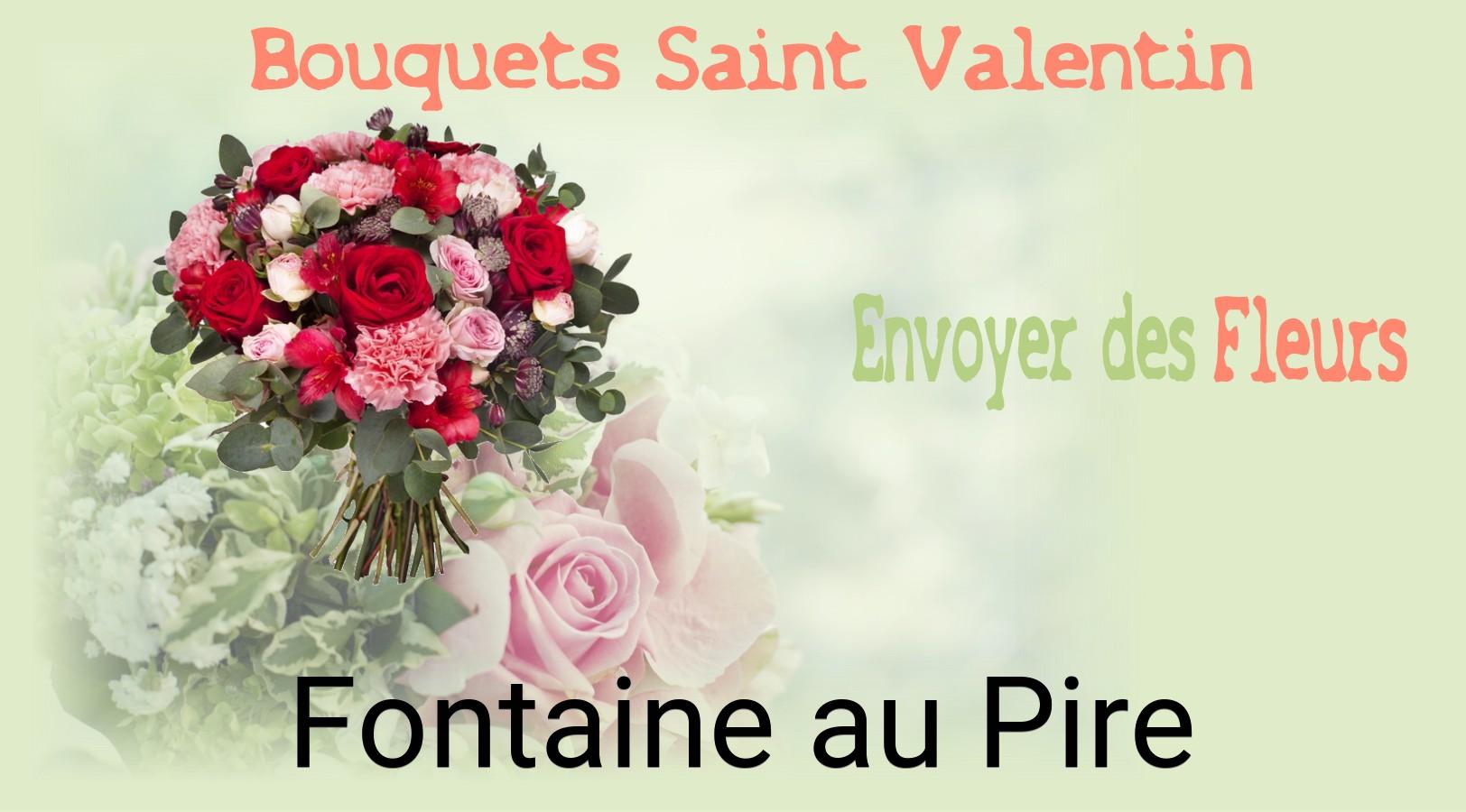 Roses de Saint-Valentin livrées à Fontaine-au-Pire